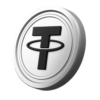 Moeda Tether USDT na seção de detalhes da conta
